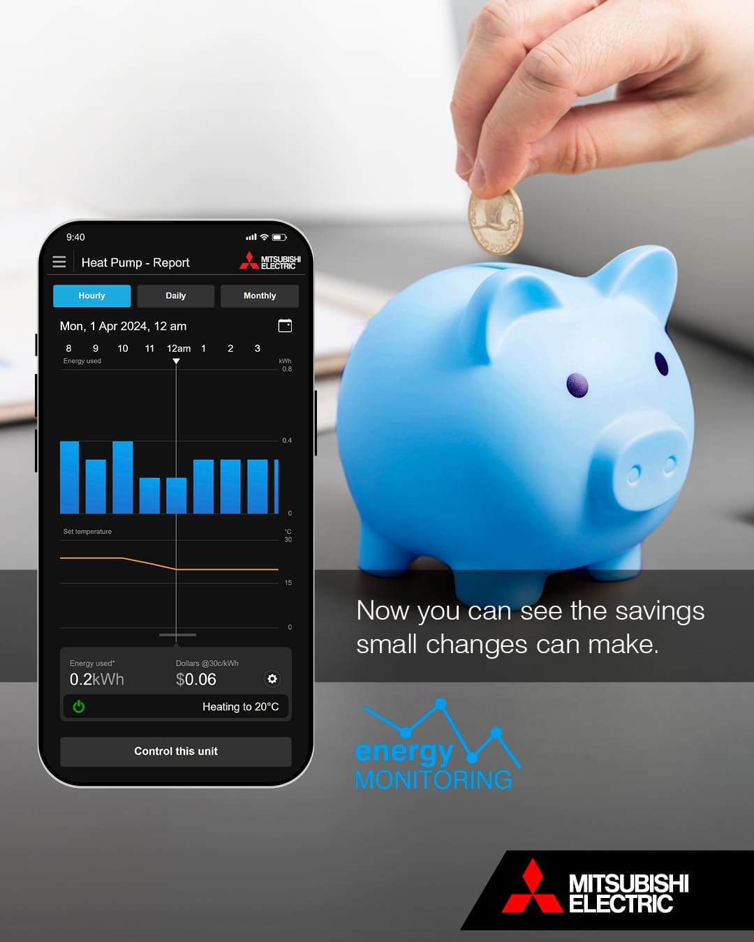 Buy a Mitsubishi Electric AP series classic heat pump and get a free Wi-fi upgrade in March